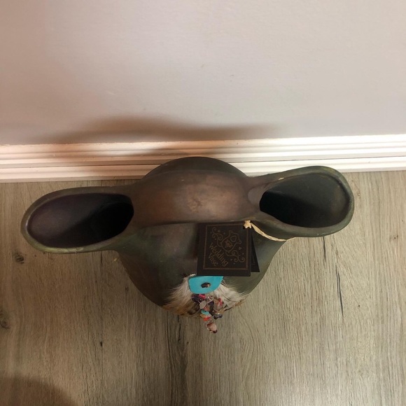 Raku-Jeremy Diller wedding vase - Picture 3 of 3